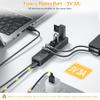 7 Prots USB Hub 3.0 1.64Ft & USB C Female to USB Male Adapter view 4