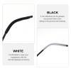 KALLORY 10pairs - Silicone Eyeglass Temple Tips Soft Transparent Ear Grips for Eyewear Comfortable Fit for Running Climbing and Sports Total view 4