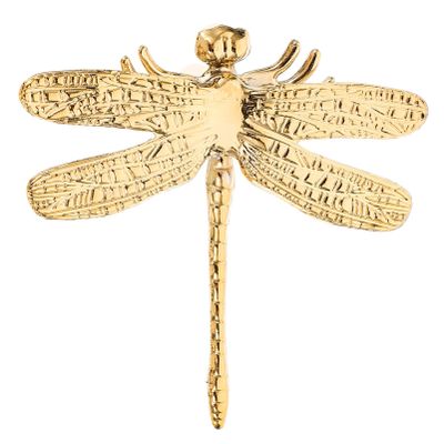 VOSAREA Dragonfly Cabinet Knob Vintage Drawer Pull Handle for Kitchen Cupboards and Furniture Doors Elegant Pvd Design and
