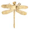 VOSAREA Dragonfly Cabinet Knob Vintage Drawer Pull Handle for Kitchen Cupboards and Furniture Doors Elegant Pvd Design and view 1