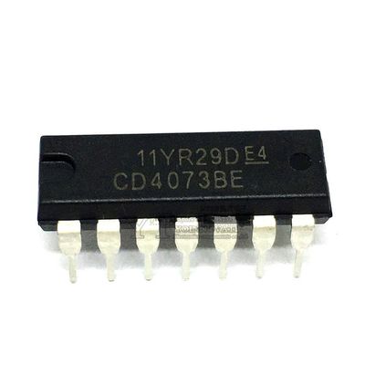 50pcs/lot CD4073BE CD4073 DIP-14 IC