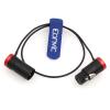 Eonvic Low Profile 3 Pin XLR Female to 3 Pin XLR Male Adjustable Angle Cable for Sound Devices 633 688 788T 302 552 Zaxcom Zoom Audio Recorder Canon XF-605 Camcorder (Red) view 4