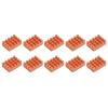 10 Pieces CPU Heat Sinks Cooling Copper Heatsinks with Thermal Adhesive Tape for Amplifiers, Power Supplies, Modules, Motherboards view 1