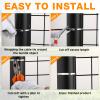 1000 Pcs Metal Zip Ties Heavy Duty 304 Stainless Steel Multi Purpose Self Locking Cable Ties for Exhaust Machinery Fence Farm Pipe Roof Outdoor (13.8 Inch) view 4