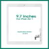 for iPad Air 1 Touch Screen for iPad 5 Digitizer for iPad Air 1st Screen Replacement A1474 A1475 A1476 Front Glass Panel(White with Home Button)(Not Fit for iPad 9.7 2017 A1822 A1823) view 3