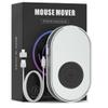 Jerryrun Mouse Jiggler, Undetectable Mouse Mover Device Wiggler Shaker with Drive Free USB Cable and USB Adapter, Physical Automatically Mouse Movement, Keep PC Screen Active, Silver view 1