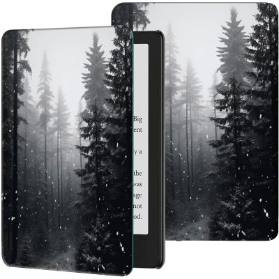 Case for 6.8" Kindle Paperwhite (11th Generation-2021) & Signature Edition PU Leather Slim Smart Stand Cover with Auto Wake/Sleep for Kindle Paperwhite 2021 E-Reader, Forest