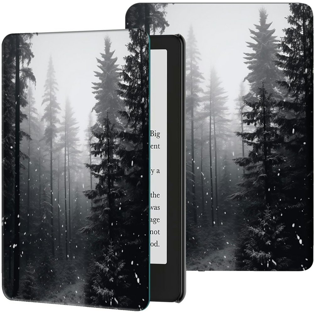 Case for 6.8" Kindle Paperwhite (11th Generation-2021) & Signature Edition PU Leather Slim Smart Stand Cover with Auto Wake/Sleep for Kindle Paperwhite 2021 E-Reader, Forest