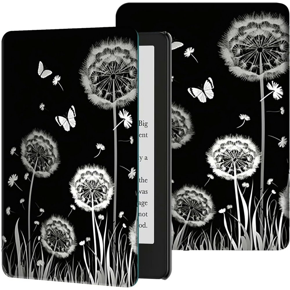 Case for 6.8" Kindle Paperwhite (11th Generation-2021) & Signature Edition PU Leather Slim Smart Stand Cover with Auto Wake/Sleep for Kindle Paperwhite 2021 E-Reader, Dandelion