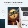 Case for 6.8" Kindle Paperwhite (11th Generation-2021) & Signature Edition PU Leather Slim Smart Cover with Auto Wake/Sleep for Kindle Paperwhite 2021 E-Reader, Dragonfly Moon view 4