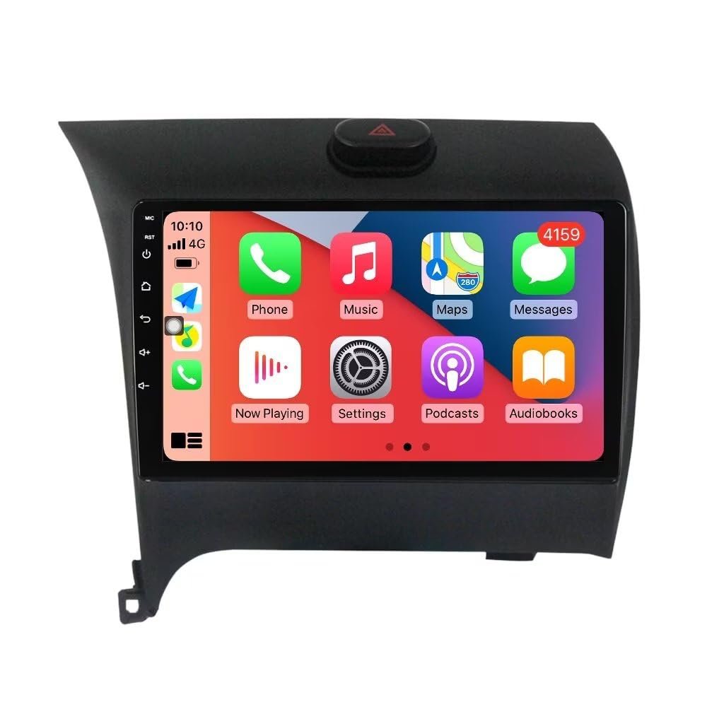 6+128GB 8Core Car Radio Stereo for KIA Cerato 2013 2014 2015 2016 2017 Dash Kit Car GPS Navigation,9" IPS Touch Screen Head Unit with Car-Play & Android Auto