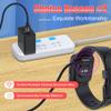 AGVEE 2 Pack 3.3ft Charger for Garmin Watch, L-Shape Charging Cable for Fenix, Forerunner, Vivoactive, Instinct, Venu, Tactix, Approach, D2, Quatix Series, Right Angle Braided, Black view 3