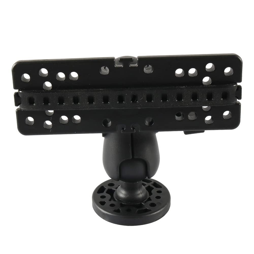 GZYF 360 Degree Adjustable Fish Finder Mounting Brackets, Black Watercraft Fishing Finder Bracket Mount Plate, Fish Depth Finder Mount Bracket Accessories Compatible With Of Ships