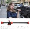 UPQRSG Horizontal Tripod Arm, Carbon Fiber 360 Rotatable Double Lock with 3/8" Screw, Retractable Extender Horizontal Center Column Arm Tripod Side Arm Extender for Arca Quick Release Base view 3