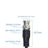 YSJJZRL BNC to RCA Adapter Cable RCA Male to BNC Male Connector Cable for Surveillance CCTV Camera System (2M) view 4