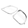 GZYF Motorcycle Front Fairing Speaker Cover, Plastic Chrome 2pcs Tri-Line Speaker Grills Cover for Harley Road Glides 2015-2021 view 1