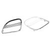 GZYF Motorcycle Front Fairing Speaker Cover, Plastic Chrome 2pcs Tri-Line Speaker Grills Cover for Harley Road Glides 2015-2021 view 3