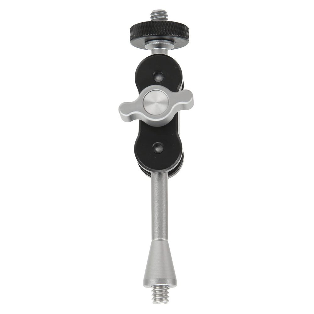 UPQRSG Aluminium Alloy Camera Extend Bracket, 360 Degree Rotation Camera Extension Mount Bar with 1/4in Standard Interface, Universal Extension Pole for Fill Light Live Microph[TM-3]