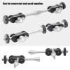 UPQRSG Aluminium Alloy Camera Extend Bracket, 360 Degree Rotation Camera Extension Mount Bar with 1/4in Standard Interface, Universal Extension Pole for Fill Light Live Microph[TM-3] view 3