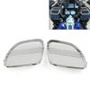 GZYF 1 Set Chrome Front Mesh Speaker Grills Cover Tri-Line Speaker Covers for Harley Road Glide 2015-2022 view 2