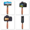Camera Handle Grip, Light Portable Convenience Anti Skid Wooden Handle Magnetic Camera Handle, Provides Stable Shooting Camera Grip, for Camera view 4