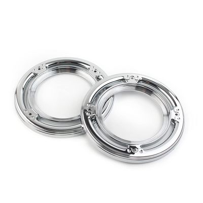 GZYF 1 Pair Motorcycle Chrome Rear Speaker Grill Cover, Flame Speaker Grill Accent Trim Cover for Harley Touring Electra Glide, Street Glides, Trikes, Road Glide