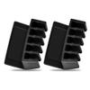 ciciglow Cable Holder Clips,5 Slots Cable Management Cord Organizer Clips Silicone Self Adhesive for Desktop USB Charging Nightstand Power Cord Mouse Wire PC Office Home view 1