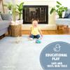Play Platoon Non-Toxic Extra-Thick Children's Play Mat, 16 Tile - 96 x 96 inch Comfortable Cushiony Foam Floor Puzzle Mat for Kids & Toddlers with 24 x 24 inch Tiles - Grey, Boho Modern view 3