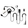 PRYME SPM-1401 Patriot Behind Head Lightweight Headset with Earphone, Noise-Canceling Boom Microphone, and Wired PTT Button - Fits: Hytera radios: TC-268,268S,270,368,368S,370,700EX view 1