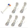 USAV Solutions Set of 5-16 Gauge Speaker Cable with Bose RCA to Bare Speaker Wire Adapter view 1