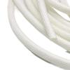 1/3/5M White Cable 600C High Temperature Braided Soft Fiber Tubing Insulation Cable Sleeving Fiberglass Tube 1-50mm Diameter (Color : 3 Meter, Size : 2.5mm) view 1