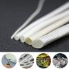 1/3/5M White Cable 600C High Temperature Braided Soft Fiber Tubing Insulation Cable Sleeving Fiberglass Tube 1-50mm Diameter (Color : 3 Meter, Size : 2.5mm) view 2