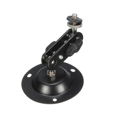 FIONEL Projector Bracket 2 Pcs Wall Mount Projector Bracket Installation Monitor Holder Security Rotary CCTV Surveillance Projector Stand Projector Stand (Color : Black)