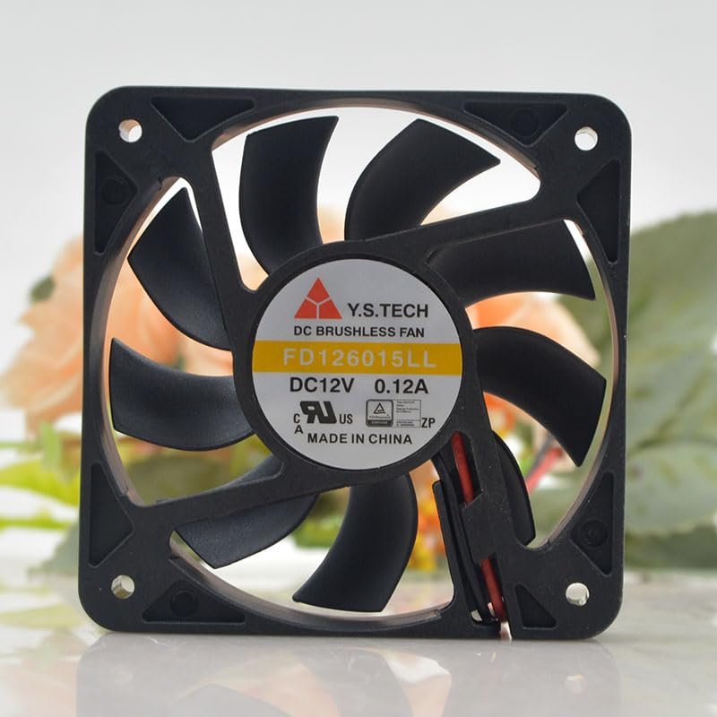 FD126015LL DC12V 0.12A 6015 Silent Fan 2pin