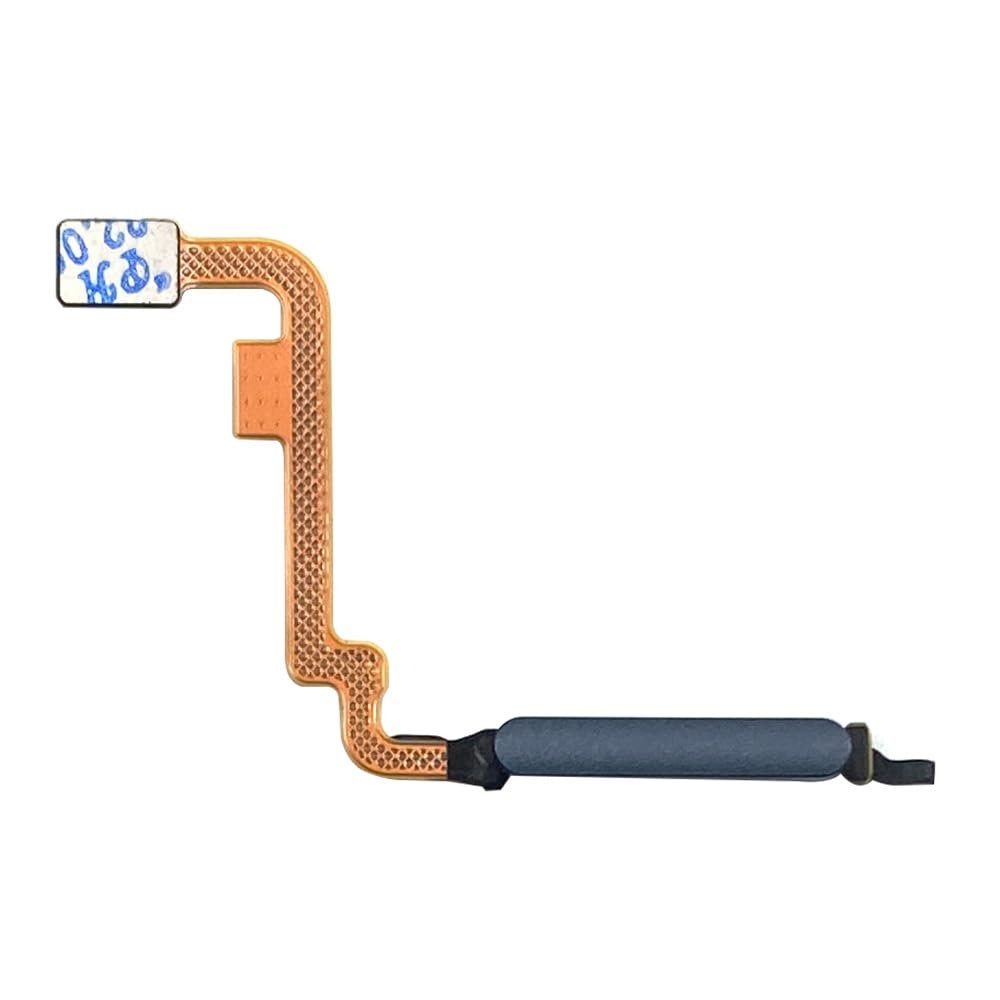 Home Button Power Fingerprint Touch ID Sensor Flex Cable Ribbon Replacement for Xiaomi Redmi Note 10 - Black