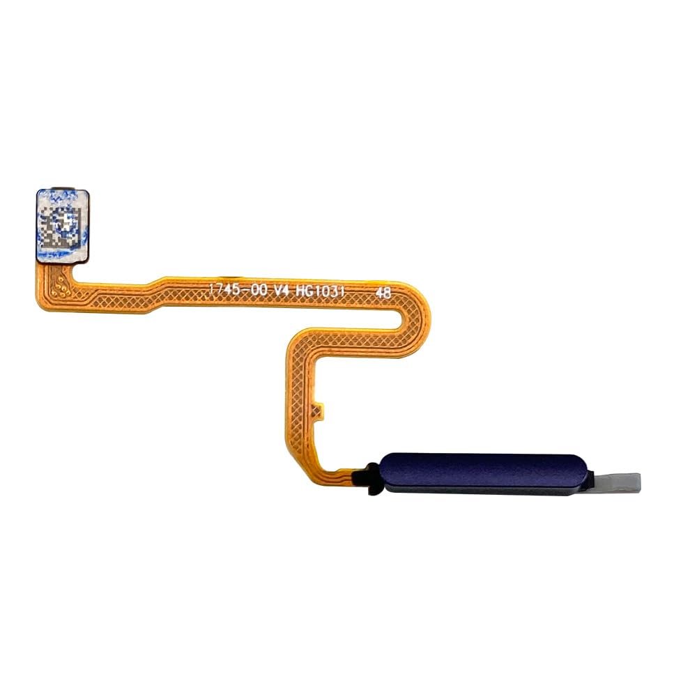 Home Button Power Fingerprint Touch ID Sensor Flex Cable Ribbon Replacement for Xiaomi Redmi Note 10 Pro - Purple