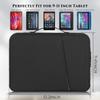 9.7-11 Inch Tablet Sleeve Case Compatible with 11" Samsung Galaxy Tab S9 S8 S7/ Samsung Galaxy Tab A7 S6 A 10.4 10.1 Tablet Bag,iPad 11th/iPad Pro M5 M4/Air 11 M2 M3 2025 2024 Carrying Bag(Black) view 2