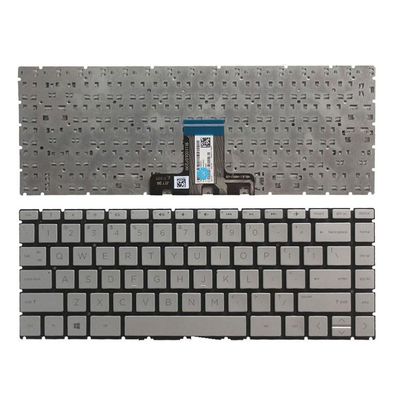 Laptop Replacement Keyboard Compatible for HP Pavilion 240 245 246 G7 14-CM 14-DG 14-CK 14-DH 14-CD 14-CE 14-DQ 14S-DQ TPN-I131 TPN-Q221 TPN-W139 TPN-Q207 US Layout (Silver No Backlit)