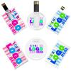 Card Shape Custom USB Flash Drive 8GB 100 Pack Customized Thumb Drive Credit Card Shape Customizable USB Drive Logo Print FEWINA Branding with Personalized USB Stick view 1