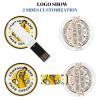 Card Shape Custom USB Flash Drive 8GB 100 Pack Customized Thumb Drive Credit Card Shape Customizable USB Drive Logo Print FEWINA Branding with Personalized USB Stick view 3