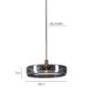 FairUo Modern Fashion Single Head Glass Chandelier, Dining Room Nordic Living Room Fashion Chandelier view 2