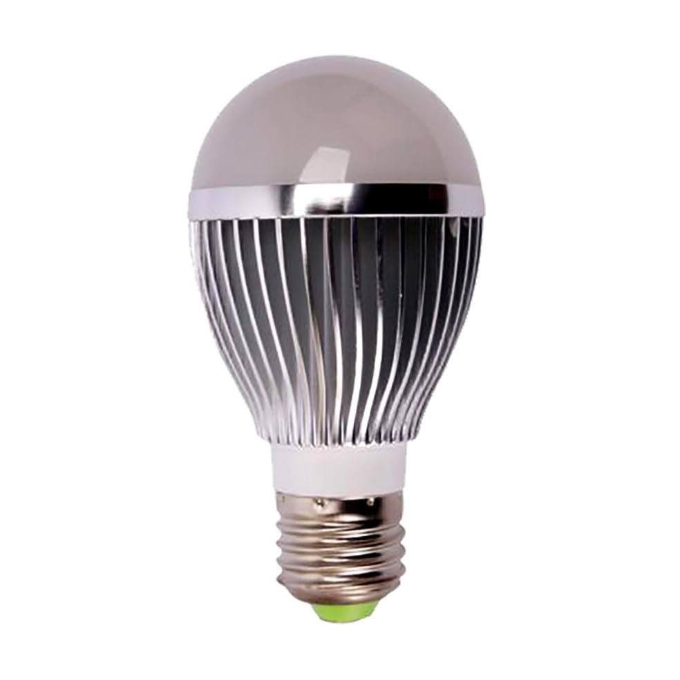 Klgeivb 940nM IR Illuminator, DIY Total Invisible E26 Light Bulb Lamp (3 High Power 3Watt LED), to Enhance Night Vision of IR Capable Cameras, for CCTV Clear Surveillance Images at Night