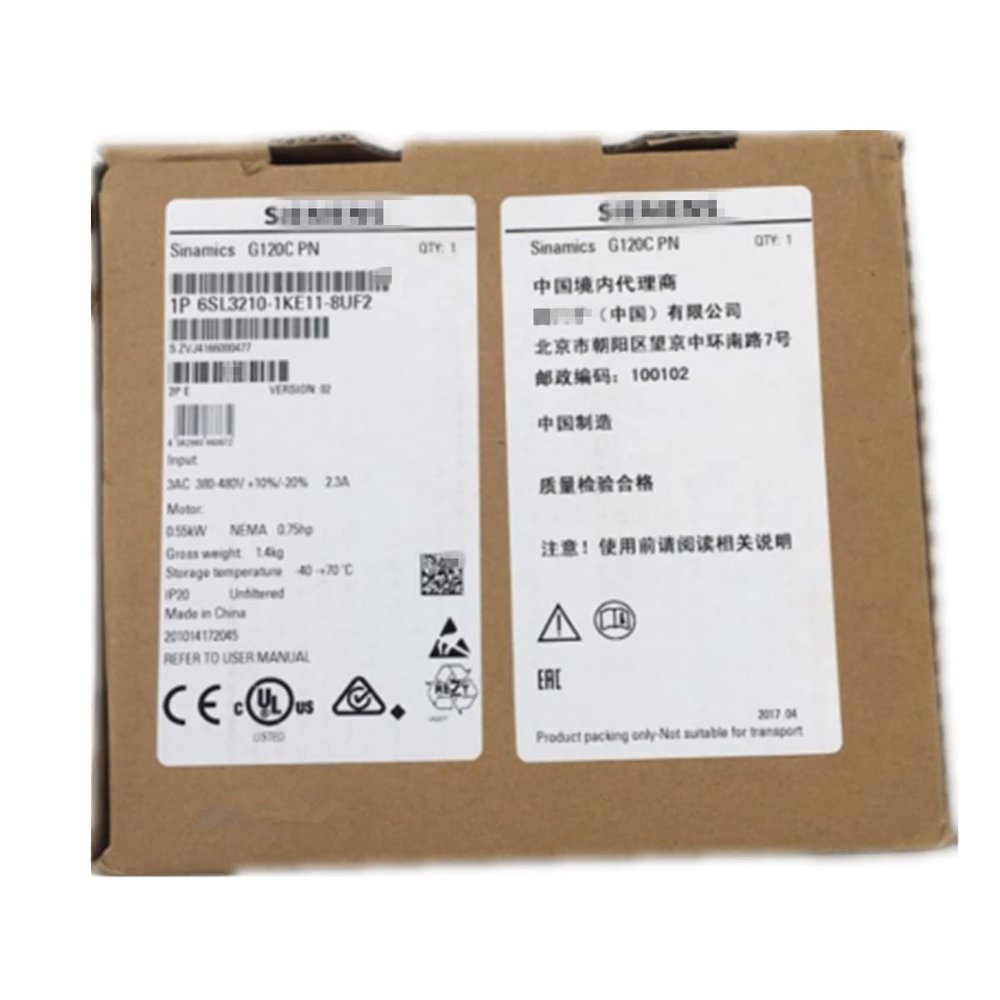 6SL3210-1KE11-8UF2 Inverter 0.55Kw 0.75Hp,1-Year Warranty