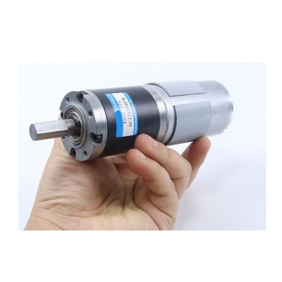 ZEEGII 42-775 Double Bearing Max 60kg.cm High Torque DC 12V 24V Planetary Gear Motor (Size : 7rpm, Color : 12V)
