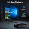 Thdeukoty Fanless Mini Industrial PC, Desktop Computer Core i5-4200U Windows 10 Pro, 16GB RAM 512GB SSD, 2xNICs, 2*COM RS232, 4xUSB3.0, Dula-Band WiFi, HDMI/VGA Ports, Gigabit LAN, Auto Power On view 4
