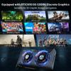 Thdeukoty Mini PC Gaming i5-9600KF, Desktop Computer GeForce RTX3050 8G, Windows 11 Pro, 64G DDR4 RAM 1T NVME SSD, 4K@144Hz, HDMI*2 DP*2 Four Display, WiFi6 Bluetooth 5.1 for Gaming/Design view 3
