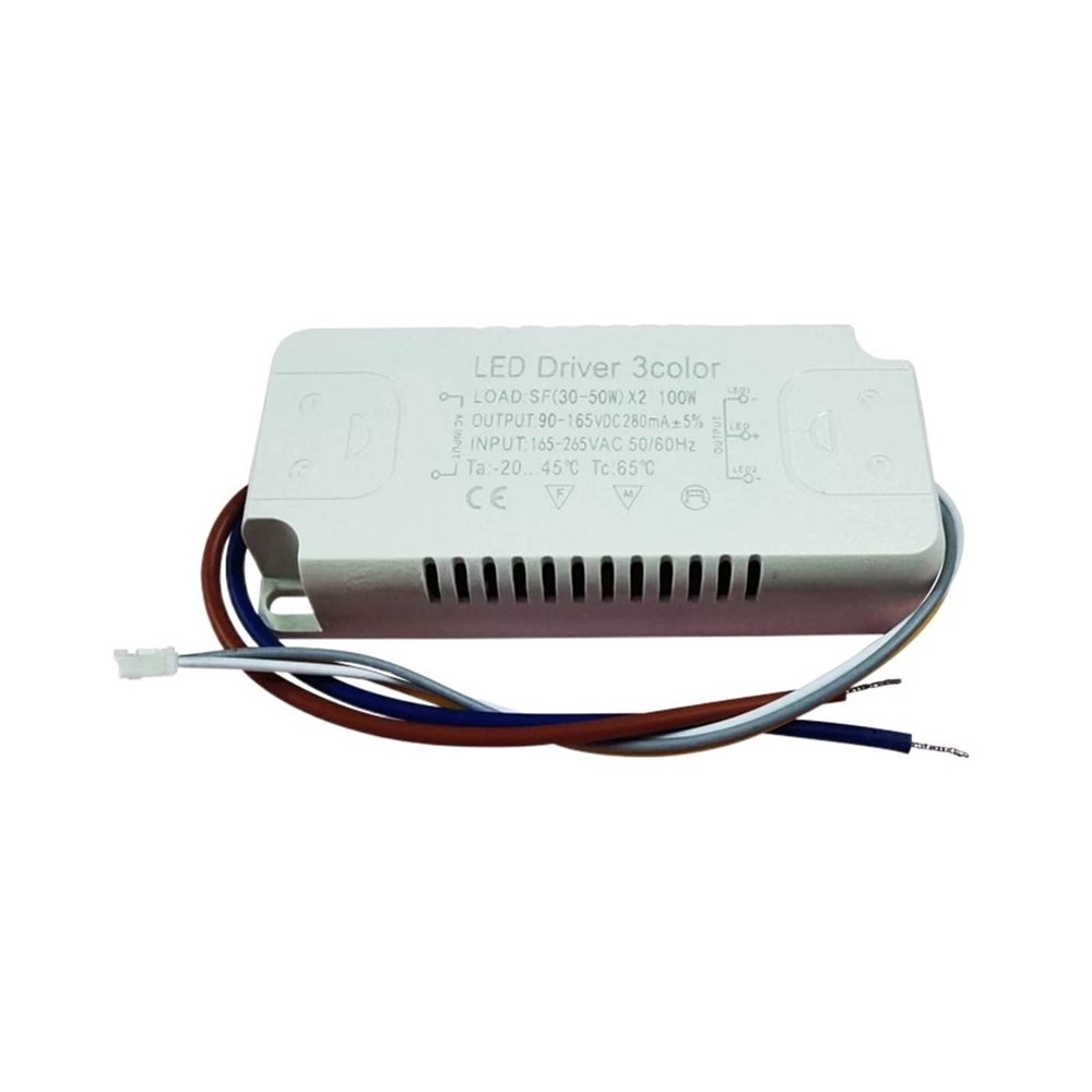SHUTIQ 30-50W*2 Dual-Color External 100W Ceiling lamp Dual-Color Drive Power Intelligent dimming Drive Power