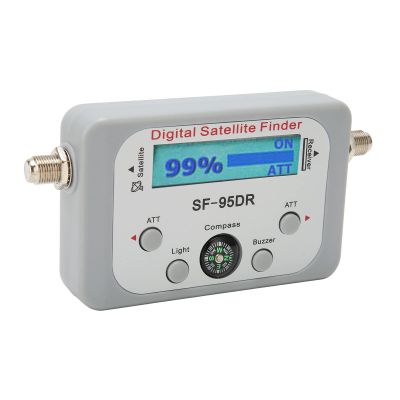 Digital Satellite Finder Meter, 950 to 2150MHz ATT Buzzer Function Satellite Meter with , Strength Meter for DirecTV