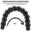 FLW 265 Flexible Monopod ABS Jaws Mount 1/4in Screw Holes to 1/4in Screw 12 Section Universal Arm Mount Flexible view 2