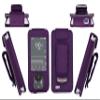 Premium Holster (with Belt Clip/Lanyard) for Dexcom G7 (Purple) view 1